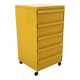 Chest of drawers with 5 drawers model "4601" by Simon Fussell for Kartell, 1970