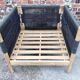 Teak and rope garden armchair, Odette khaki/ecru La Redoute Interiors