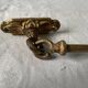 Pair of old embrasses in bronze XIXth