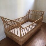 1950s rattan bed