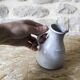 Pierlot Ratilly enameled stoneware milk jug