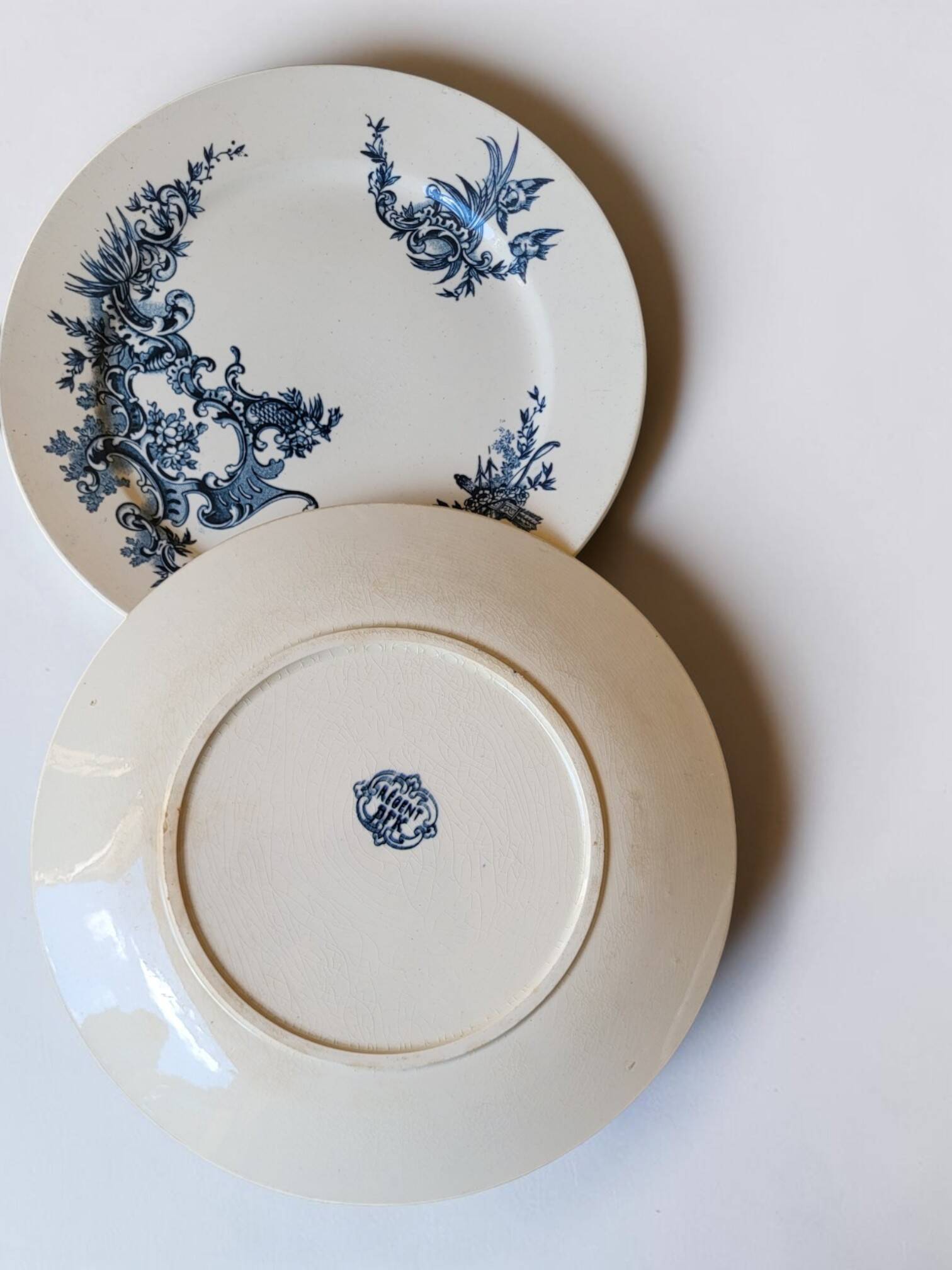 6 flat plates Terre de Fer BFK model Regent