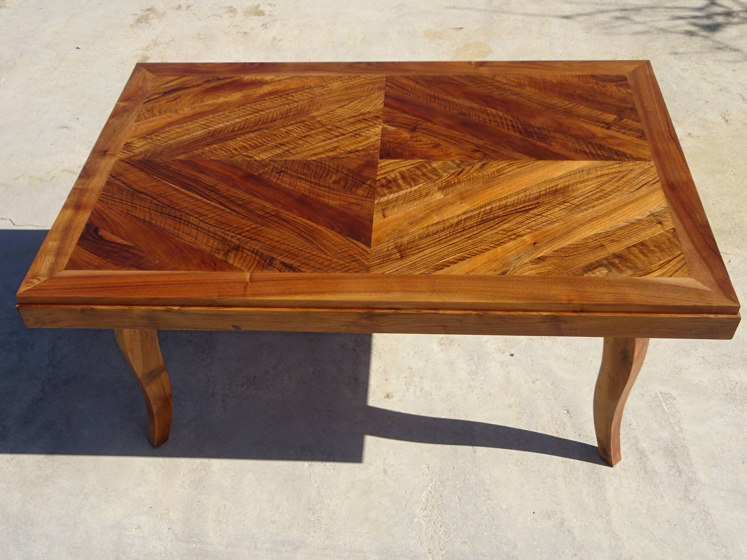 Walnut dining table, 1950