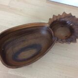 Scandinavian fruit bowl pineapple in teak