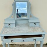 Louis XVI style dressing table with mirror
