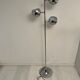 3-globe chrome floor lamp