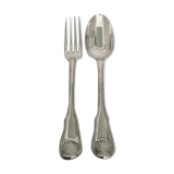 Silver entremets model Coquille