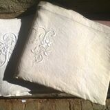 Old sheet "with monogram"
