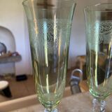 Set of 4 champagne flutes
