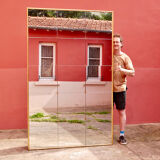 XXL brasserie style mirror 220x140cm