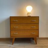 Chest of drawers 3 drawers compass feet