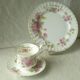 Coffee tea cup dessert plate november royal albert chrysantheme decor