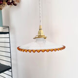 Opaline hanging lamp