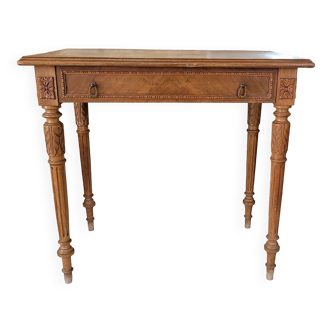 Old hand-carved writing table. Rare