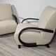 Art Deco Lounge Chairs from Jindřich Halabala, 1950s, Set of 2