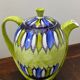 Sologne porcelain teapot and cups