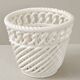 Bassano woven ceramic planter, 1960