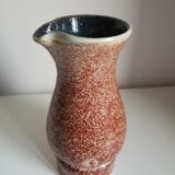 Signed ceramic pitcher vase