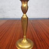 Antique brass candle holder