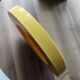 Vintage Ikea yellow plastic oval photo frame