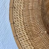Chapeau rotin décoratif