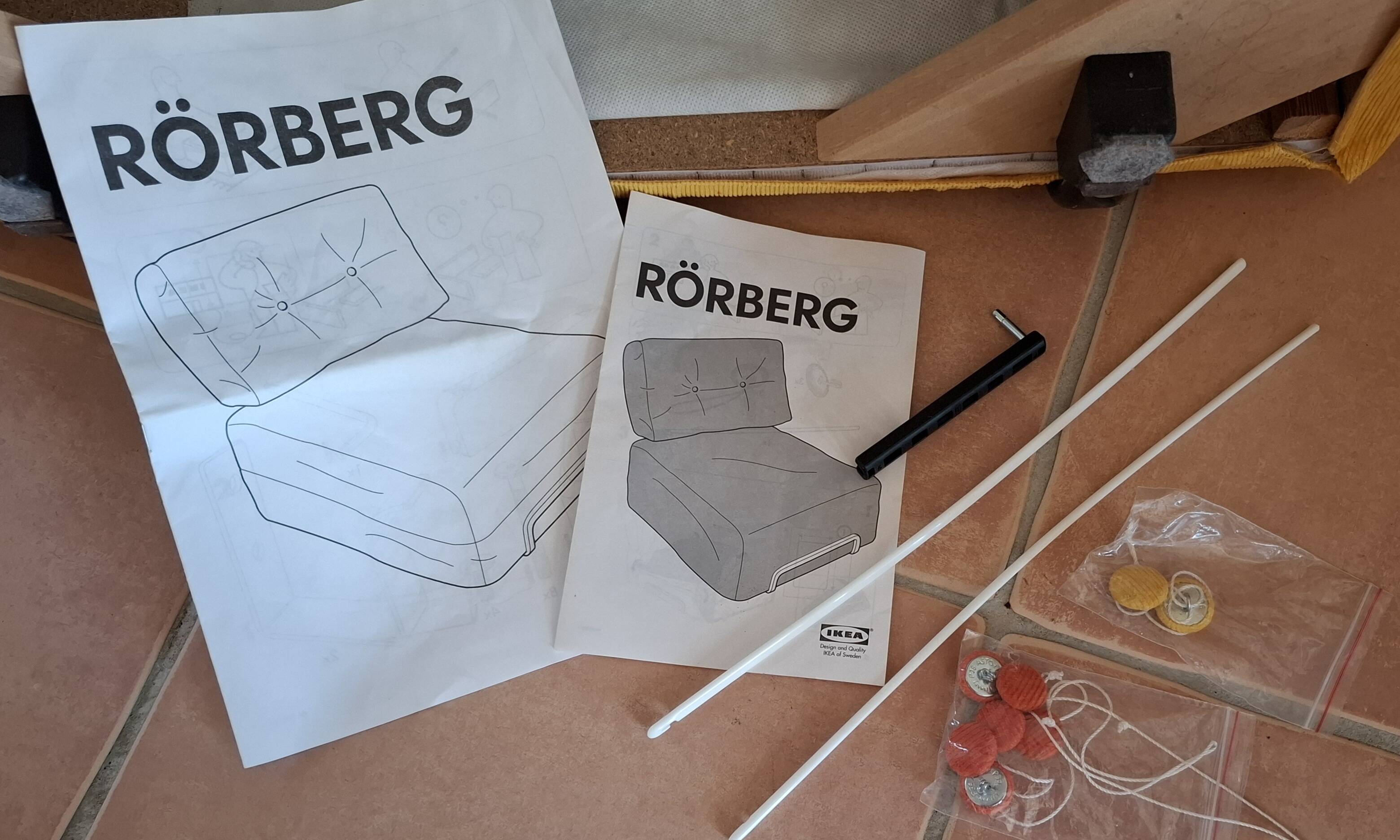 Vintage Rörberg chaise lounge by IKEA