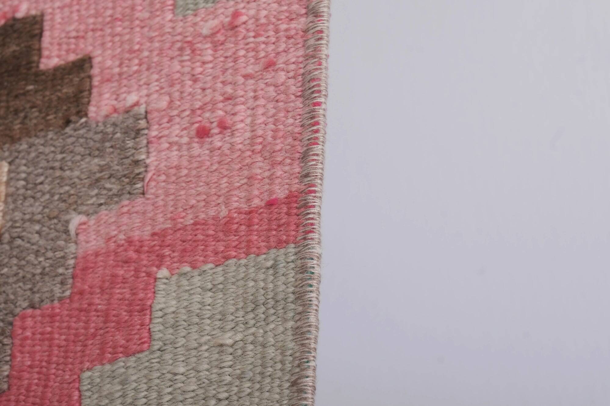 Vintage Turkish hallway rug 81x660 cm