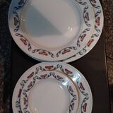 Set of 4 "Royal Monceau" plates