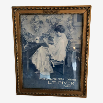 Affiche ancienne L.T  PIVER Paris