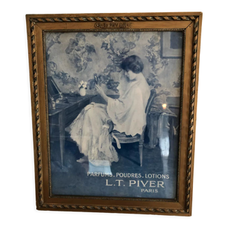 Affiche ancienne L.T  PIVER Paris