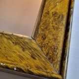 Old rectangular mirror, patinated, 1900, 55 cm