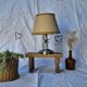 Lampe Art déco style Jacques Adnet, boule en verre