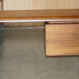 Left corner desk in Brazilian wood Mid Century Modern style