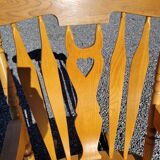 Rocking chair in solid oak
