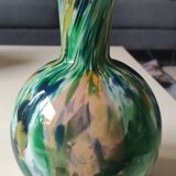 Fidrio Fiesta Globe/Ball Design Vase. Speckled