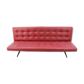 Canapé pliant vintage rouge 1970s