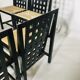 Suite of 6 chairs "Hill House" by Charles Rennie Mackintosh, Cassina edition