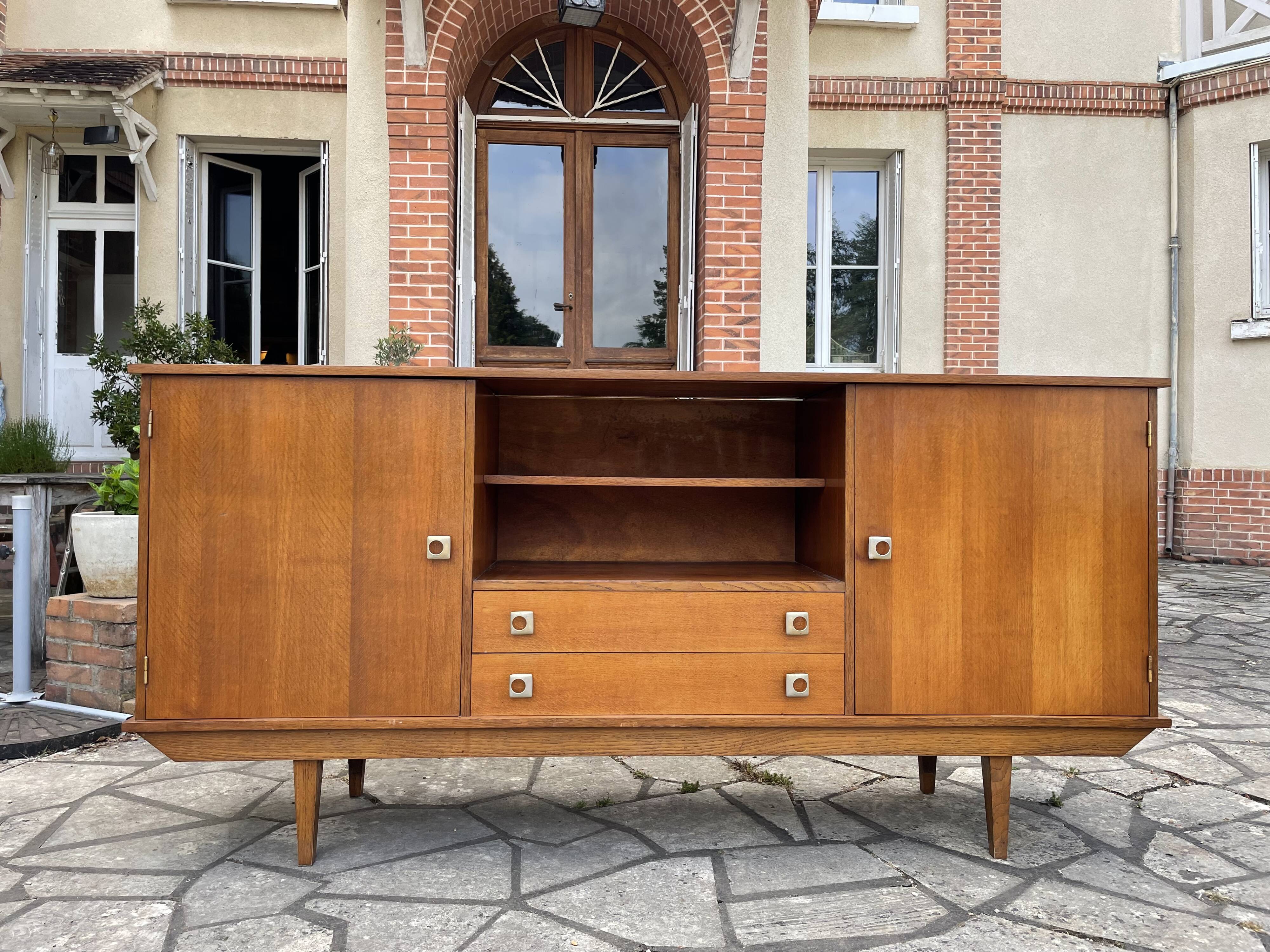 Scandinavian oak sideboard