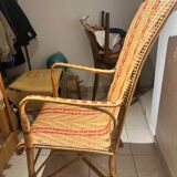 Authentic Parisian Bistro Chair – Maison Drucker/Gatti – Rattan and T