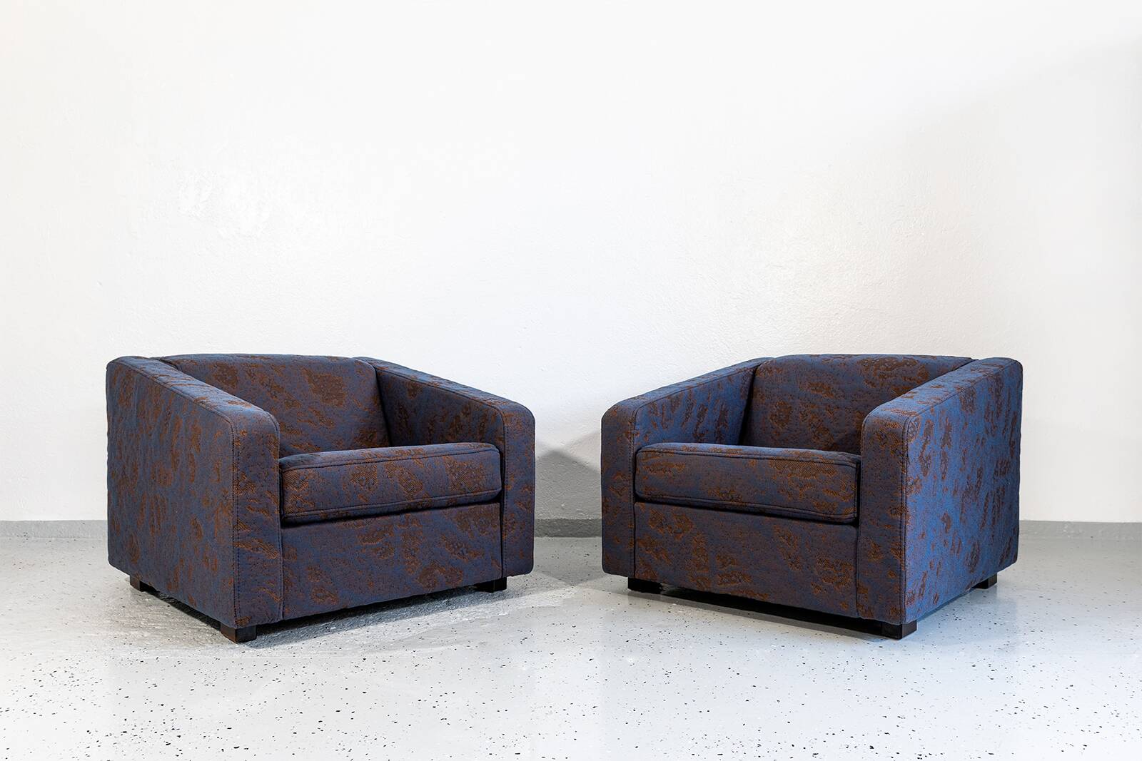Vintage Geometric Armchairs By Zfm, Poland, 1970s, Set Of 2