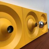 Wall lamp or ceiling light in metal by Klaus Hempel for Kaiser Leuchten, 1970s.