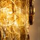 Smoked glass suspension by Murano, Kalmar, Austria, 1970s