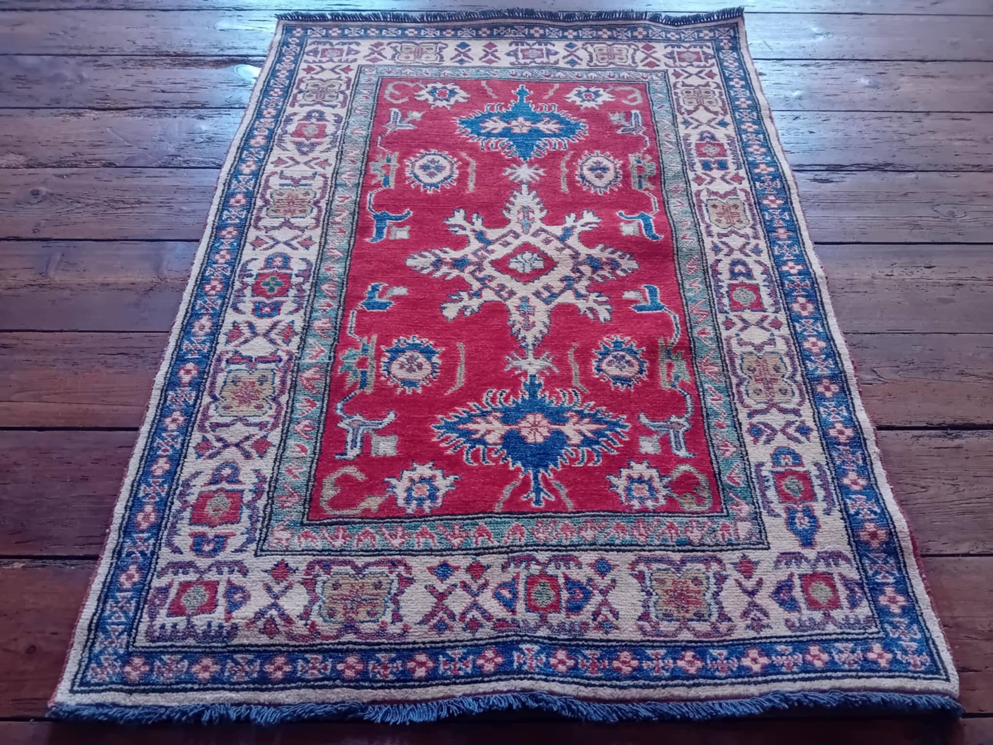 Handmade Pakistani Kazak Rug 149x107cm