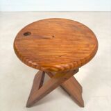 Folding stool attributed to Roger Tallon