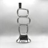 Modernist cast aluminum candle holder • 1980