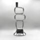 Modernist cast aluminum candle holder • 1980