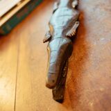 Sculpture crocodile en ébène début XXèeme