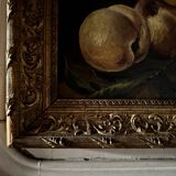 Pair of still lifes, oils on cardboard, fruits, 20th century by L. Gauthier