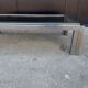 1970s smoked glass chrome coffee table