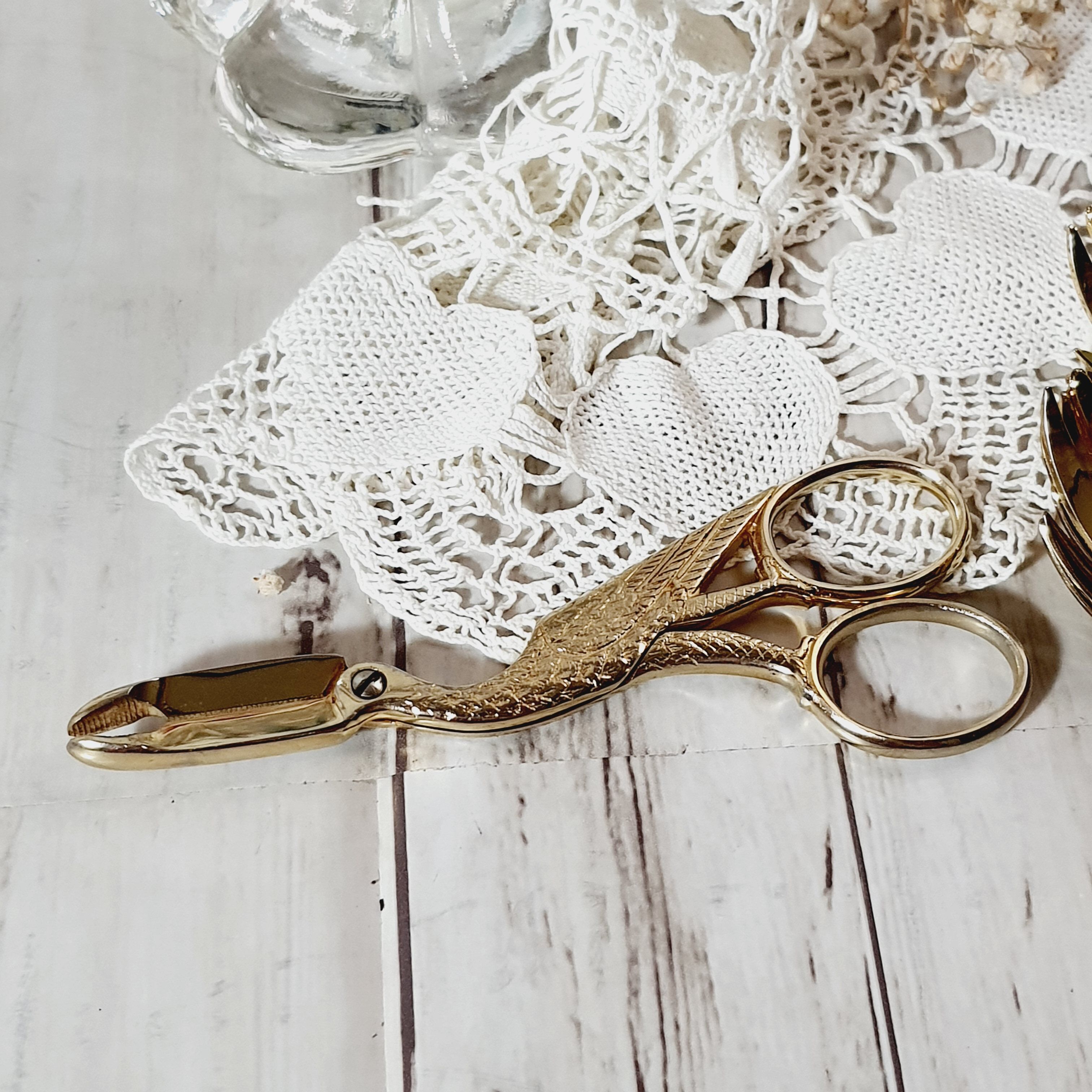 Sugar clamp metal golden bird